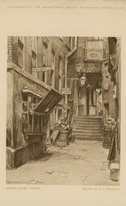 George Court on the Strand (grawerunek)