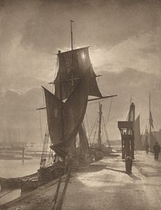 Słońce i cień, lata 1890 (zdjęcie) autorstwa Frank Meadow Sutcliffe