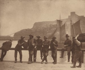 Rybacy z Whitby, ok. 1885 (zdjęcie) autorstwa Frank Meadow Sutcliffe