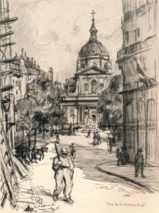 Place de la Sorbonne, 1915 autorstwa Frank Milton Armington