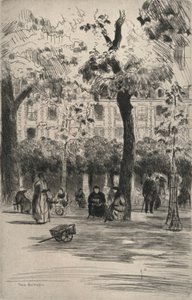 Place des Vosges, 1915 autorstwa Frank Milton Armington