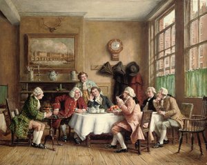 Dr Johnson w Cheshire Cheese, Fleet Street