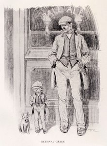 "Bethnal Green" z serii "The Sketch" z 1906 r. "Ubrania niedzielne według dzielnic autorstwa Frank Reynolds