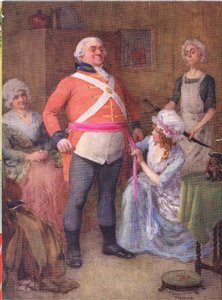 Gabriel Varden (Barnaby Rudge) (kolorowa litografia) autorstwa Frank Reynolds