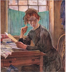 Sally Brass, ok. 1920 r. (litografia kolorowa) autorstwa Frank Reynolds