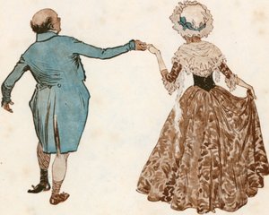 The Pickwick Papers (kolorowa litografia) autorstwa Frank Reynolds