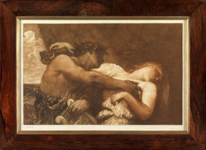 Orfeusz i Eurydyka (mezzotinta)