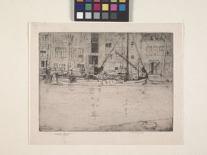 Rozładunek torfu, Dort (trawienie) autorstwa Frank Short