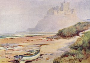Zamek Bamburgh autorstwa Frank Southgate
