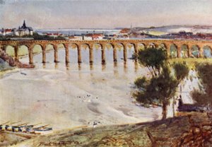 Berwick-on-Tweed (kolor lito) autorstwa Frank Southgate