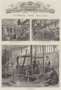 Wystawa kolonialna i indyjska, Cypr i Malta autorstwa Frank Watkins
