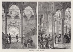 Nowy Teatr Alhambra (rycina) autorstwa Frank Watkins