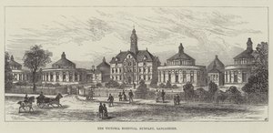 Szpital Wiktorii, Burnley, Lancashire autorstwa Frank Watkins
