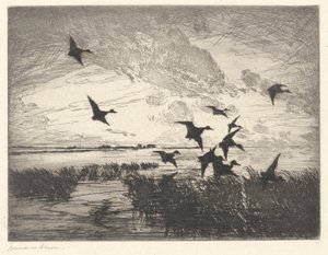 Po zachodzie słońca autorstwa Frank Weston Benson