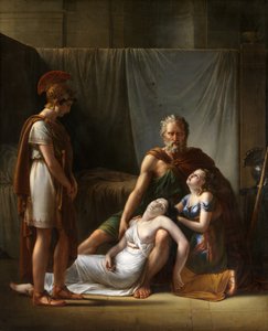 Śmierć żony Belizariusza (olej na płótnie) autorstwa François Joseph Kinsoen
