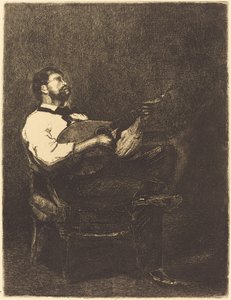 Gitarzysta autorstwa François Bonvin