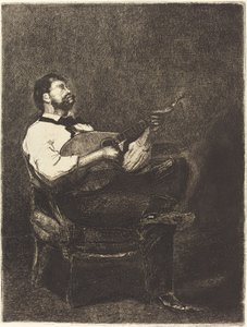 Gitarzysta autorstwa François Bonvin