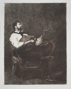 Gitarzysta autorstwa François Bonvin