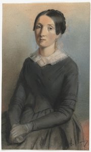 Portret kobiety autorstwa François Bonvin