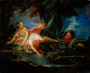 Przerażony Kąpiący się, 1736. autorstwa François Boucher
