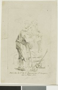 Słabo ubrany chłop autorstwa François Boucher