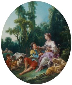 Czy myślą o winogronach? (Pensent-ils au raisin?) autorstwa François Boucher