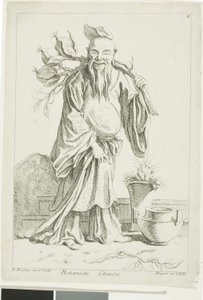 Chiński botanik, z kolekcji różnych chińskich postaci z gabinetu François Boucher autorstwa François Boucher