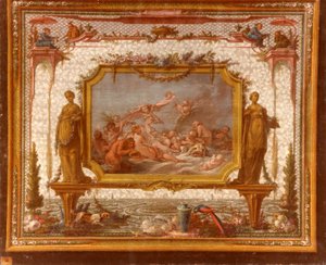François BOUCHER, Maurice JACQUES - WZÓR NA TAPETĘ. Wenus na wodach, GOB-28-001 autorstwa François Boucher