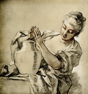 Dziewczyna przy studni autorstwa François Boucher