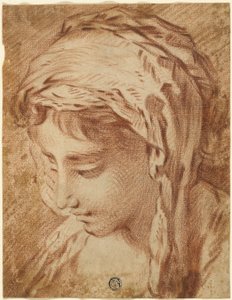 Głowa kobiety autorstwa François Boucher