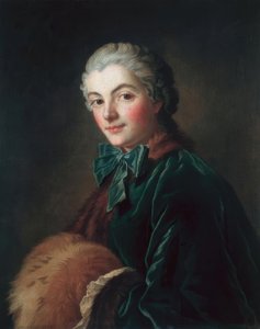 Młoda kobieta w mufce autorstwa François Boucher
