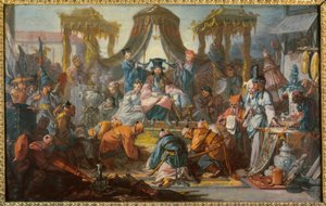 Audiencja cesarza Chin autorstwa François Boucher