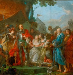 Ramiona Francji i Nawarry autorstwa François Boucher