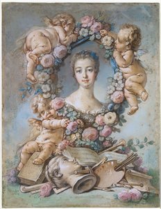 Madame de Pompadour autorstwa François Boucher