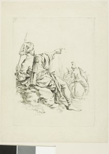 Orientalny wojownik autorstwa François Boucher