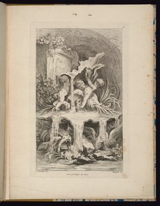 Tablica 7, Receuil de Fontaines (Zbiór Fontann) autorstwa François Boucher