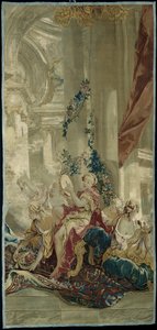 Wejście Psyche do pałacu Kupidyna z opowieści o Psyche autorstwa François Boucher