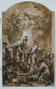 Ofiarowanie w świątyni autorstwa François Boucher