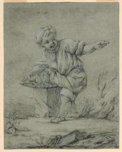 Młody sprzedawca autorstwa François Boucher