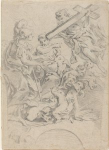 Wiara i Miłosierdzie autorstwa François Boucher after Giovanni Battista Gaulli