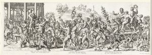 Triomf van Bachus autorstwa François Chauveau (attributed to)