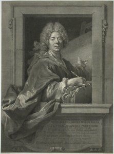 Nicolas de Largilliere autorstwa François Chereau