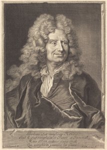 Mikołaj Boileau autorstwa François Chereau I after Hyacinthe Rigaud
