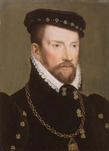Admirał Gaspard II de Coligny autorstwa François Clouet