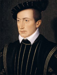 Guy XVIII, hrabia de Laval, ok. 1540 (olej na desce dębowej) autorstwa François Clouet