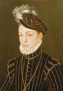 Portret Karola IX (panel) (związany z rysunkiem w Ermitażu w Petersburgu)