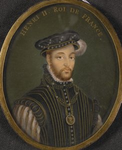 Portret króla Henryka II z Francji Kopia autorstwa François Clouet