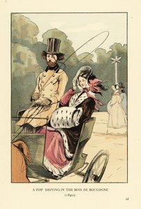 Fop w Bois de Boulogne autorstwa François Courboin