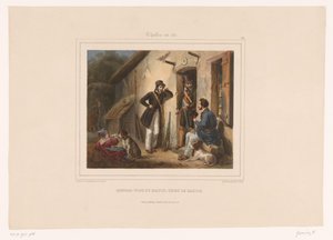Łowcy spotykają się rano z gajowym Rendezvous du matin, chez le garde (tytuł na obiekcie) Łowcy z bronią (tytuł serii) Chasses au Tir (tytuł serii na obiekcie)