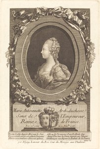 Maria Antonina autorstwa François Hubert after Honore Thomas Bligny